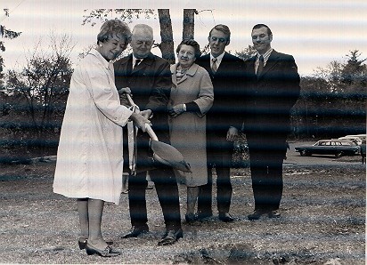 Hillsdale Free Public Library Groundbreaking, 1971