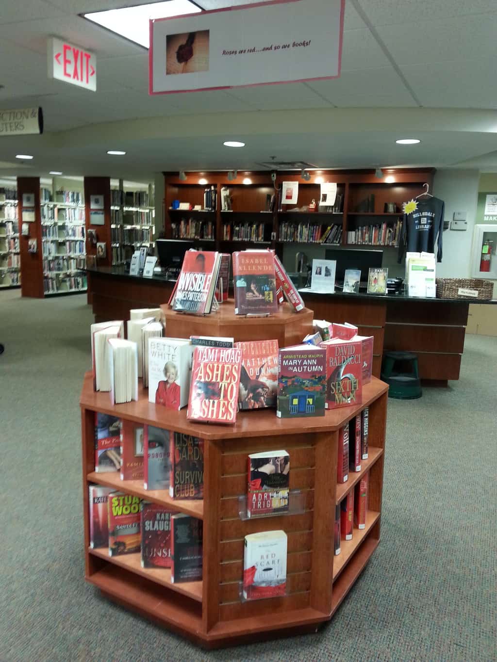 Valentine’s Day Book Display