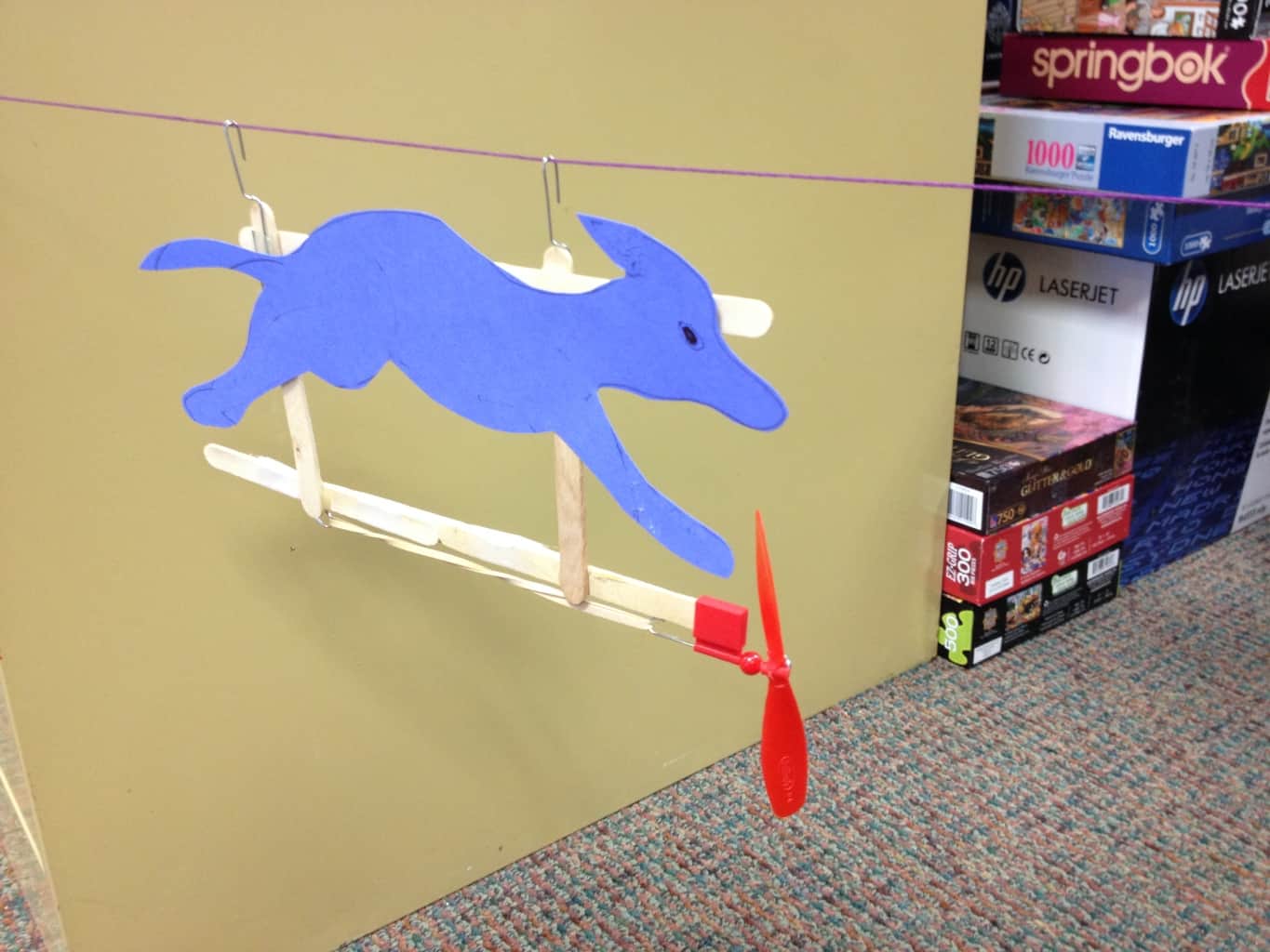 MakerSpace Wednesday – Zip Line Racers