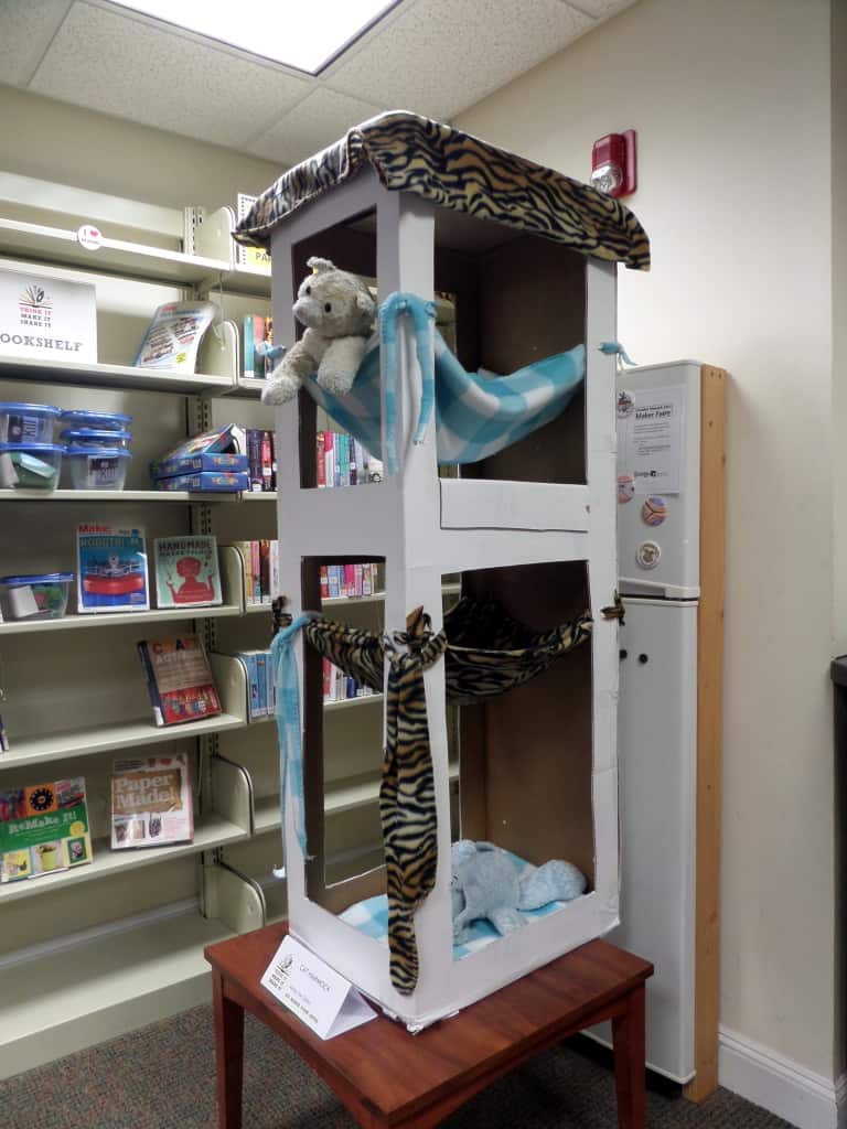 Cat Hammock at 2015 Makers Faire at HFPL