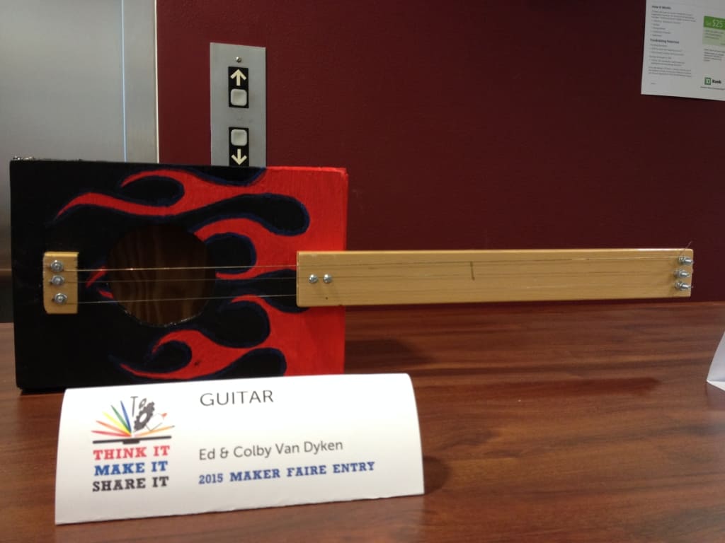Guitar at 2015 Maker Faire at HFPL