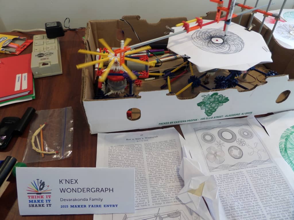 K'nex Wondergraph at 2015 Maker Faire at HFPL