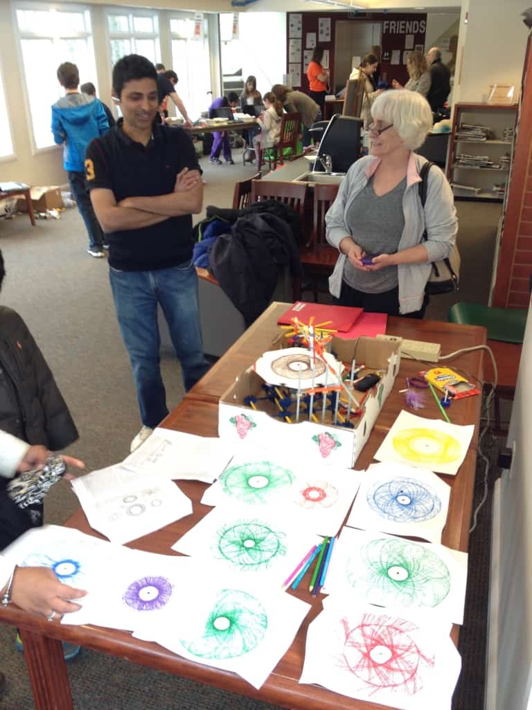 K'nex Wondergraph at 2015 Maker Faire at HFPL