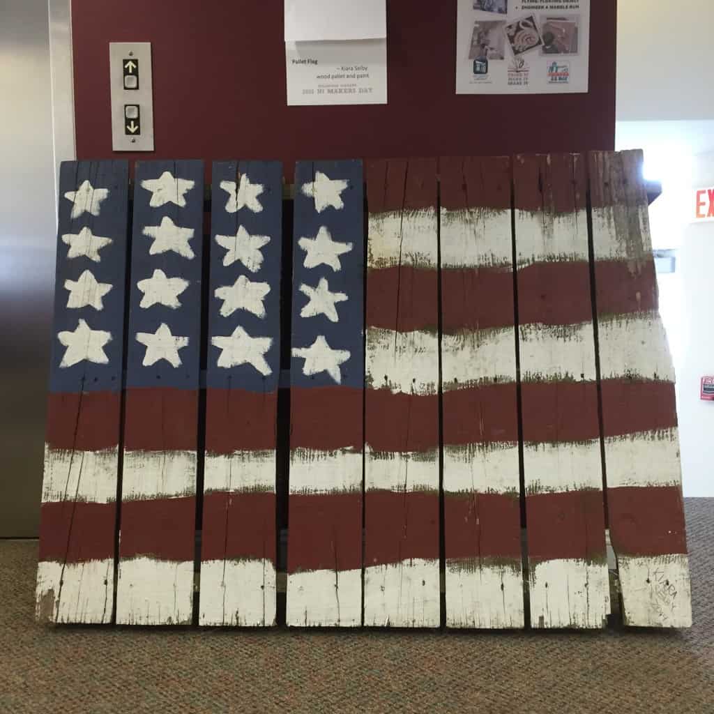 Pallet Flag by Kiara Selby