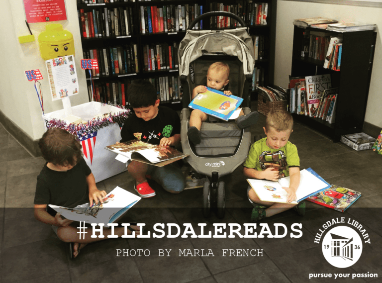 #HillsdaleReads - photo by Marla French