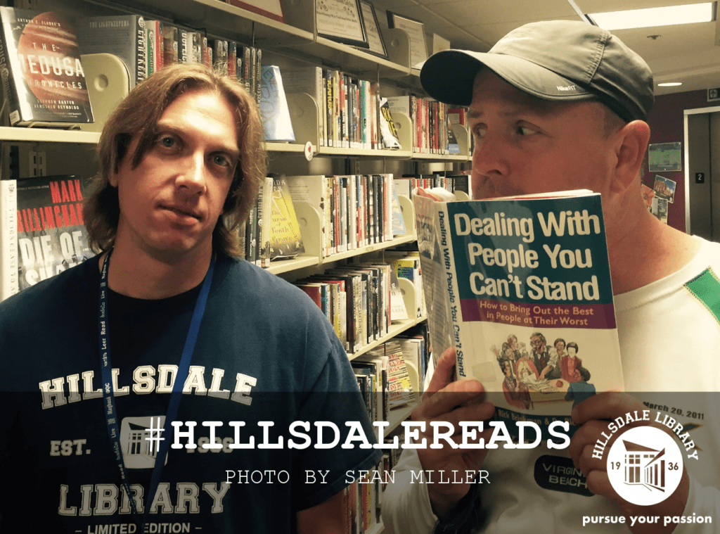 #HillsdaleReads. Photo by Sean Miller