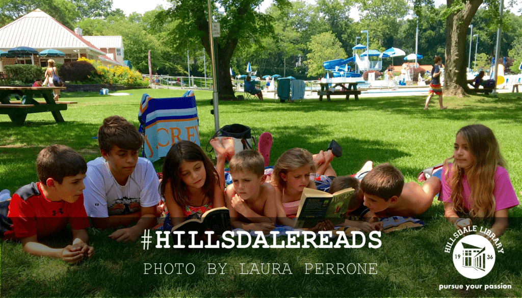 #HILLSDALEREADS at Stonybrook Pool by Laura Perrone.