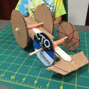 Rubber Band Race Car