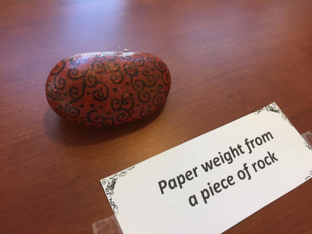 Rock Paperweight by the Devarakonda Family