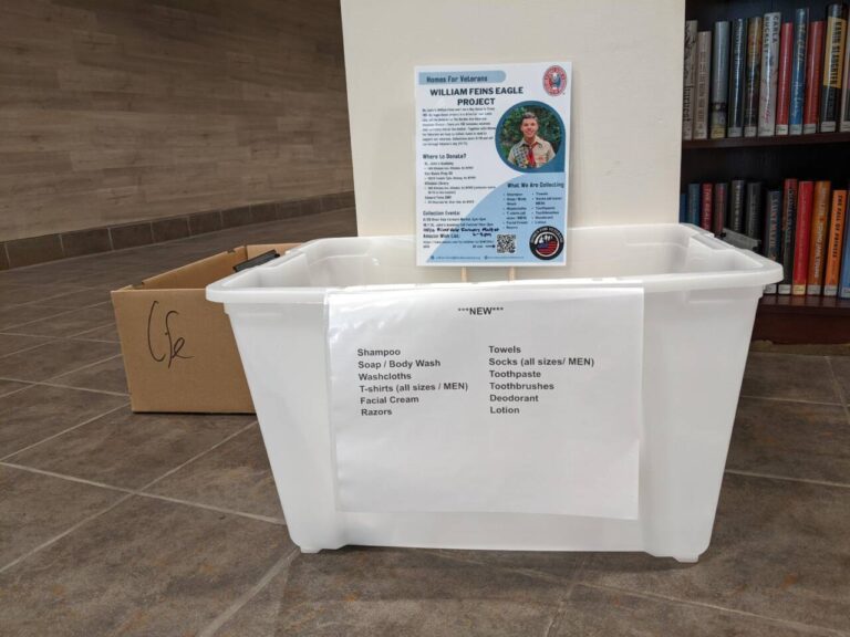 Now Collecting: Items for Veterans Homeless Shelter