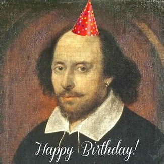 A Birthday for the Bard:  Music of Shakespeare’s England-Saturday April 15 @ 2pm