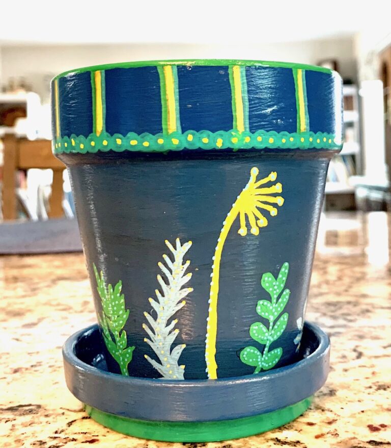 Plant Pot Painting Workshop-August 7 @ 7PM