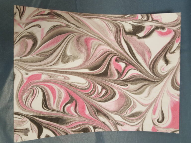 Marbleizing-The Beautiful Art of Handiwork Paper- November 6- 7PM