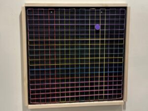 Bottle Cap Mosaic Board at the Hillsdale Free Public Library