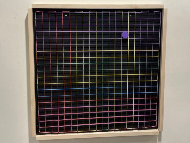 Bottle Cap Mosaic Board at the Hillsdale Free Public Library