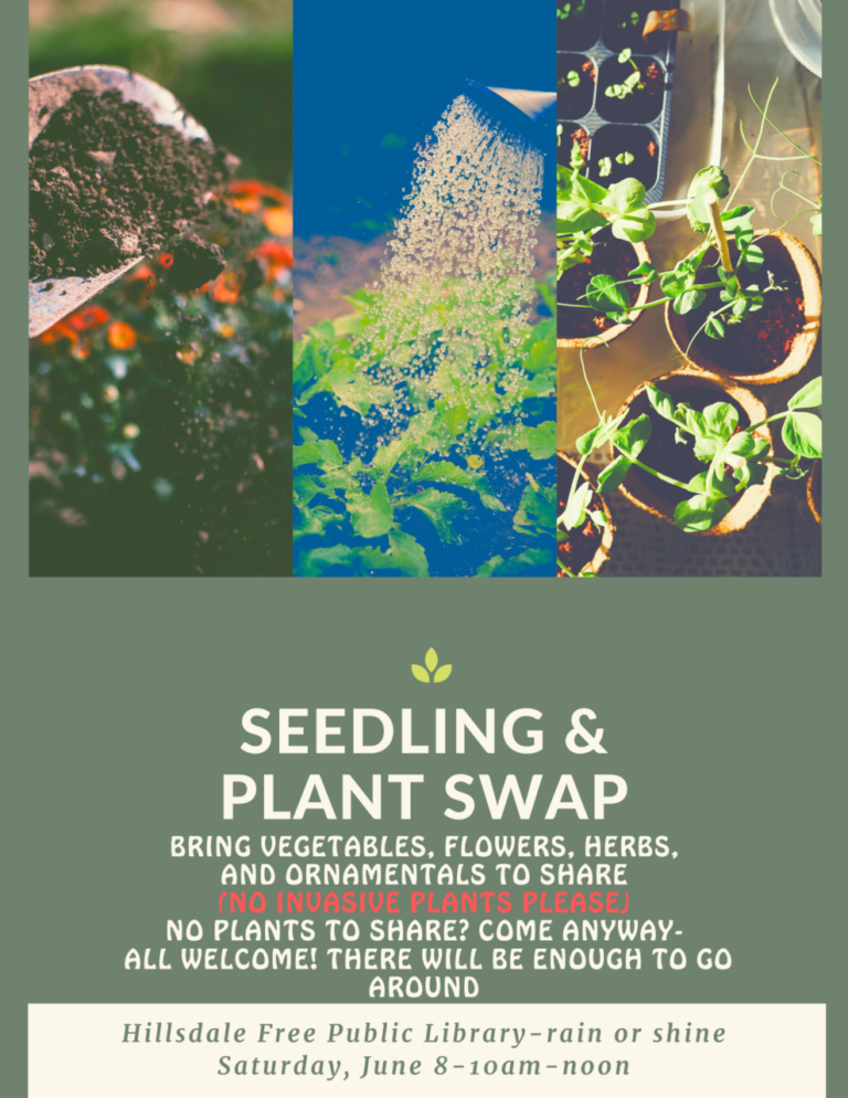 Plant & Seedling Swap – June 8