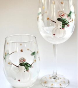 Wine Glass Painting for Adults-December 16th-6:30PM