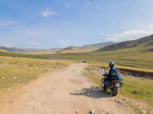 Chris McCormack motorcycling across Mongolia