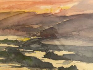 Watercolor painting