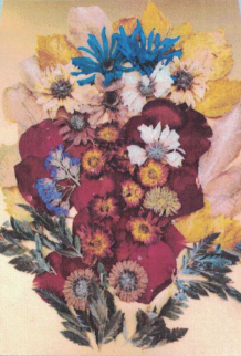 Work by artist Kanchan Devarakonda from A Journey from Waste to Art exhibit at Hillsdale Free Public Library