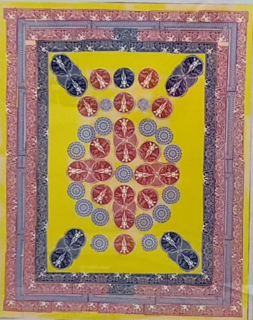 Work by artist Kanchan Devarakonda from A Journey from Waste to Art exhibit at Hillsdale Free Public Library