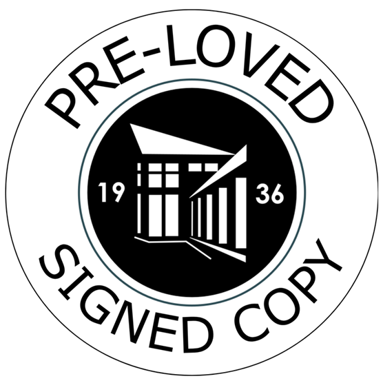 Preloved-signed sticker for books on sale at the Hillsdale Free Public Library