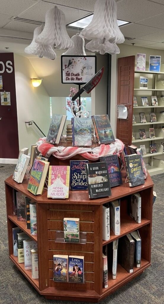 Happily Ever After, 'Til Death Do Us Part book table, June 2026 at HFPL