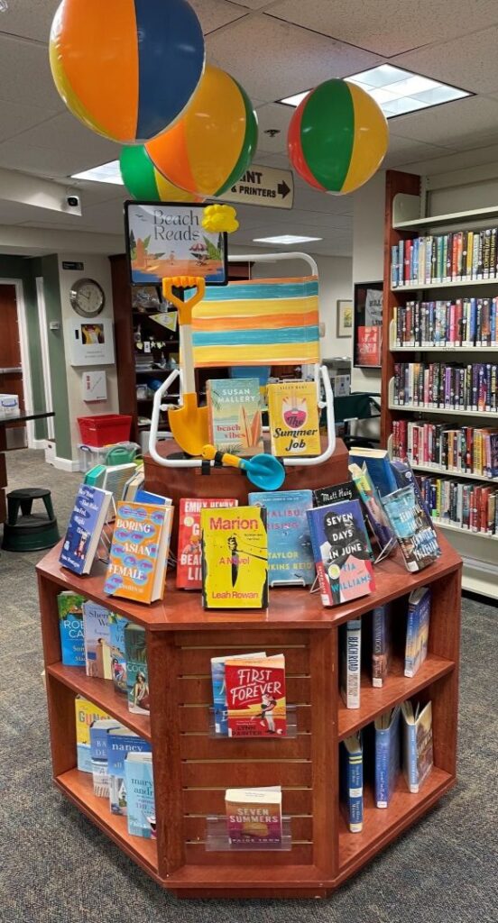 Summer Beach Reads Display Table