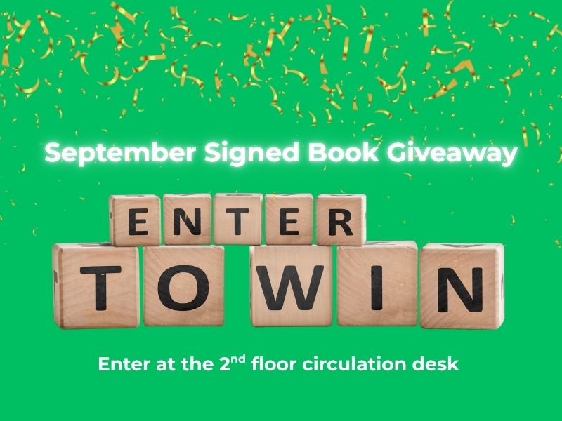 Enter to Win Signed Book Raffle